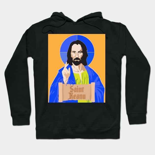 Keanu Reeves Hoodie by Sofiia Golovina